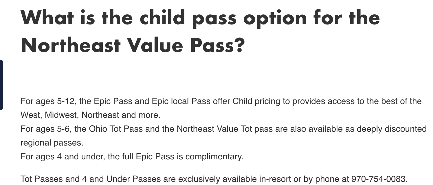 northeast value pass